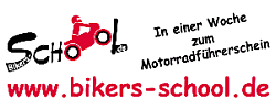 Logo Motorradfahrschule Bikers School #wasmitmotorrad